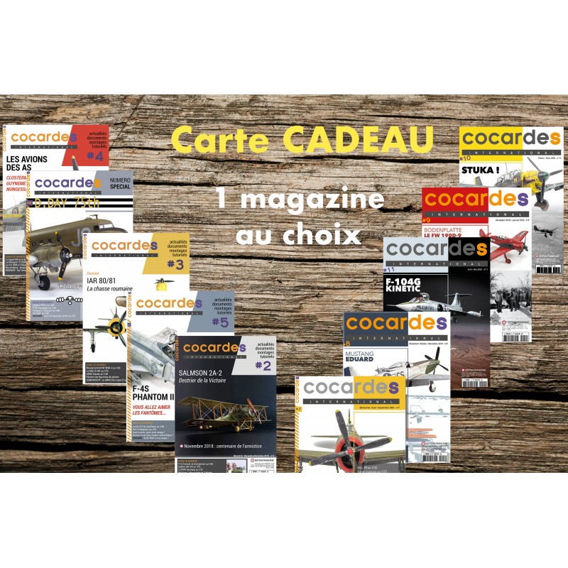 Carte CADEAU 1 magazine