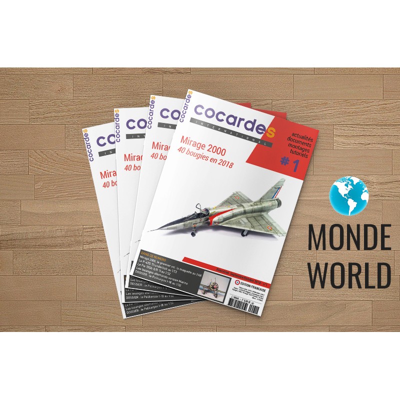 1 Year Worldwide subscription to Cocardes International